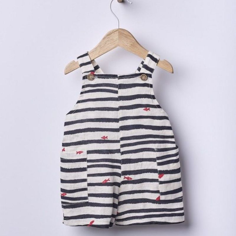 Jardineiras Navy Code Fish da Wedoble