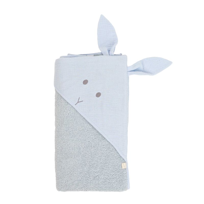 Toalha de Banho Sweet Bunny Azul da Baby Gi 
