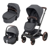 Carrinho Fame + alcofa + Pebble 360º Pro 2 Twillic Graphite da Maxi Cosi 1