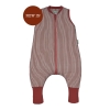 Saco de dormir com meias Burgundy Stripes TOG 2.5 da Molis&Co 1 Saco de dormir com meias Burgundy Stripes TOG 2.5 da Molis&Co 1