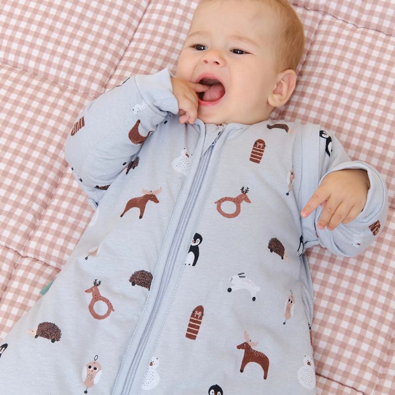 Saco de dormir de bebé com mangas Winter Animals tog 2.5 da Molis& Co 2