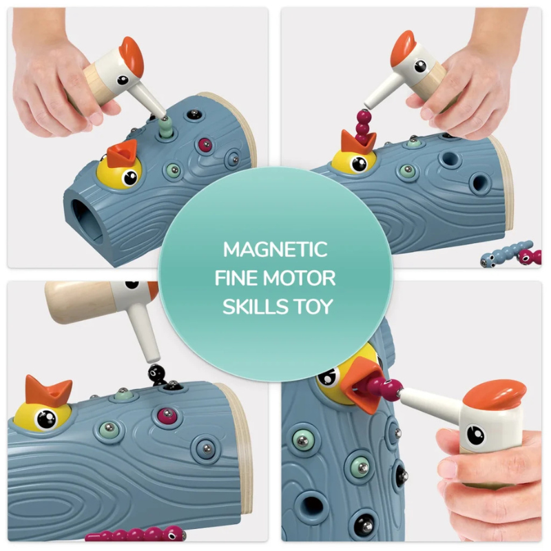 Brinquedo de aprendizagem Alimente o Pica Pau da Topbright 9 Brinquedo de aprendizagem Alimente o Pica Pau da Topbright 9