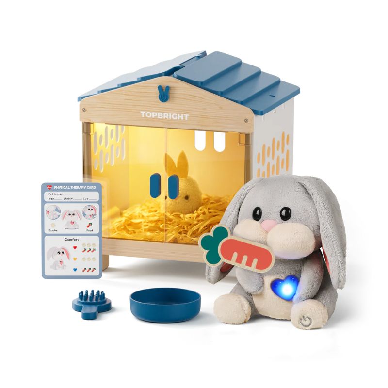 Brinquedo de aprendizagem Care Pets - Mummy Bunny Da Topbright