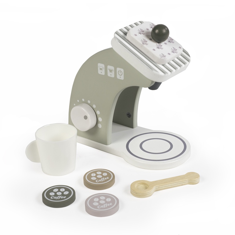 Cafeteira de Madeira Botton Verde da Walking Mum 6