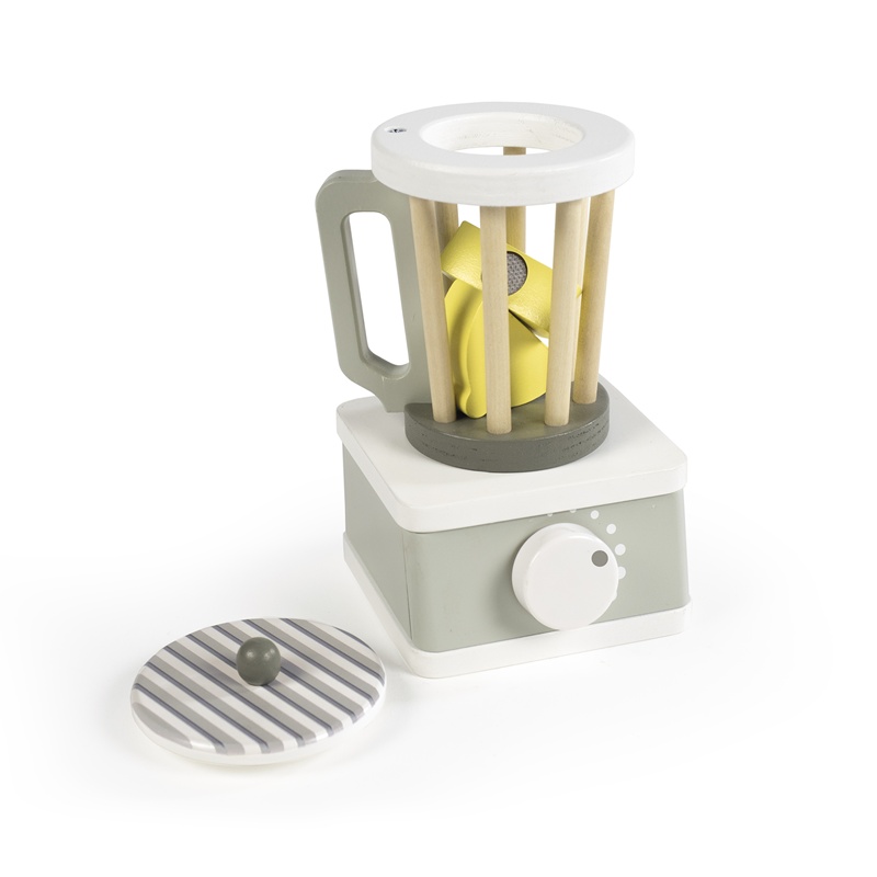 Liquidificadora de Madeira Botton Verde da Walking Mum 2