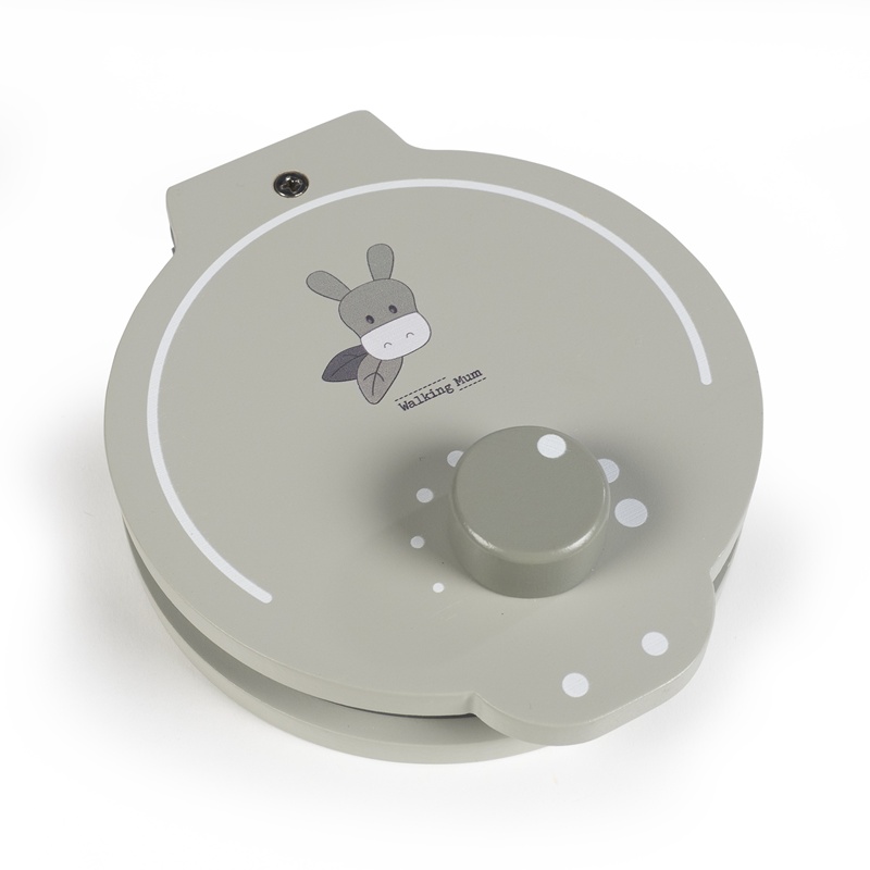 Máquina de Waffles de Madeira Botton Verde da Walking Mum 3 Máquina de Waffles de Madeira Botton Verde da Walking Mum 3