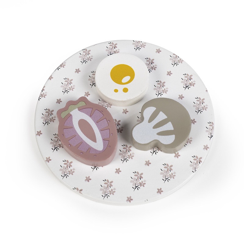 Máquina de Waffles de Madeira Botton Verde da Walking Mum 5 Máquina de Waffles de Madeira Botton Verde da Walking Mum 5