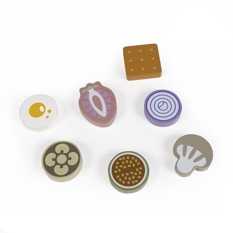 Máquina de Waffles de Madeira Botton Verde da Walking Mum 6 Máquina de Waffles de Madeira Botton Verde da Walking Mum 6