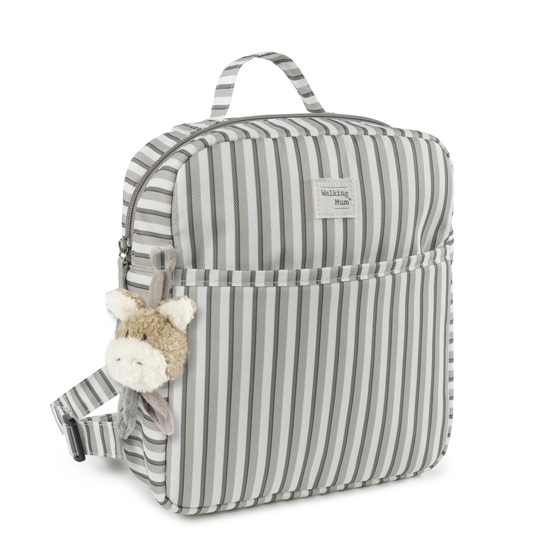 Mochila Infantil Botton Riscas da Walking Mum 2