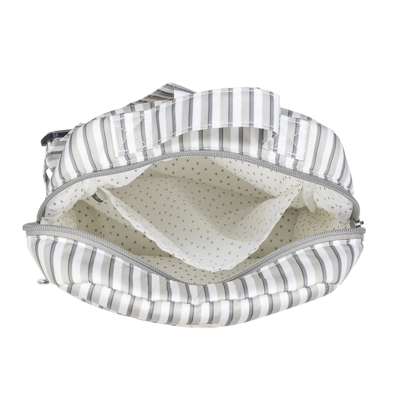 Mochila Infantil Botton Riscas da Walking Mum 7