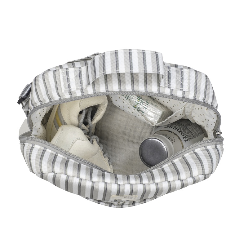 Mochila Infantil Botton Riscas da Walking Mum 8