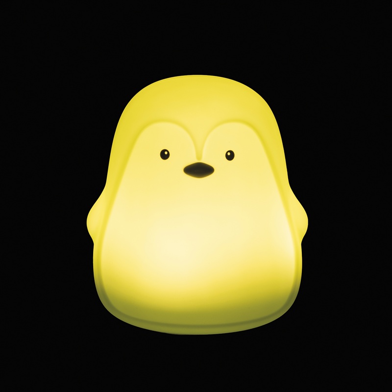 Luz de Presença em Silicone Pinguim Branco da Walking Mum 4