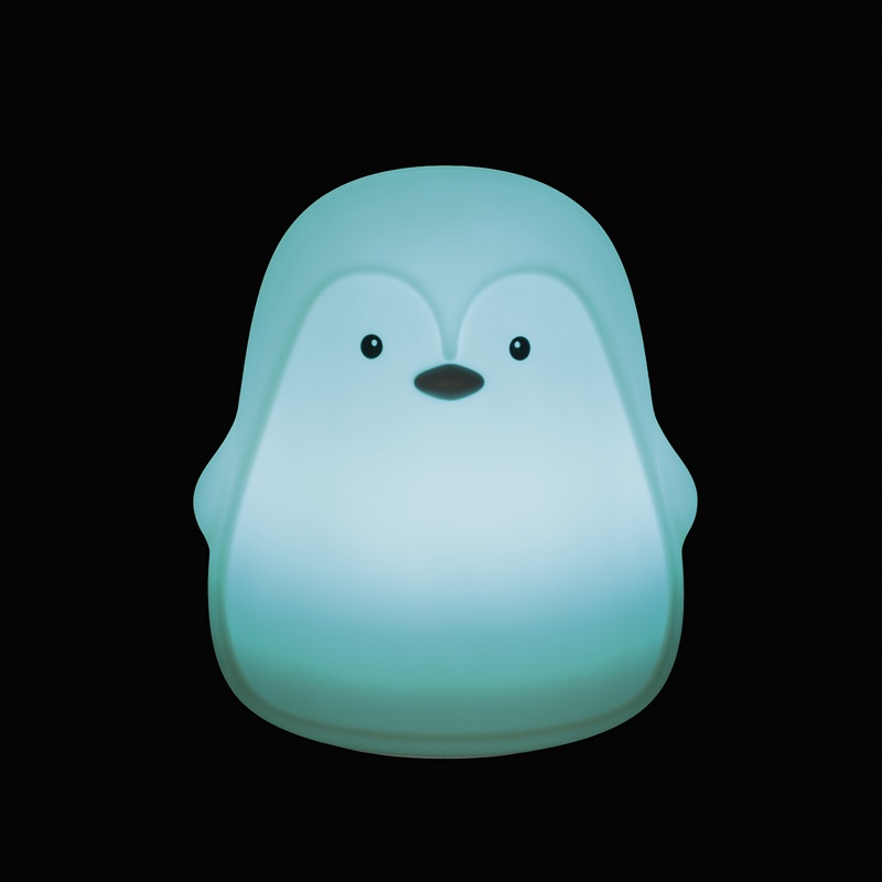 Luz de Presença em Silicone Pinguim Branco da Walking Mum 5