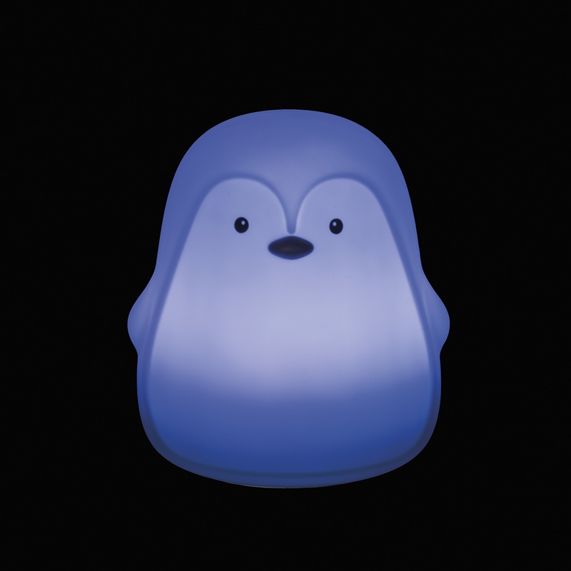 Luz de Presença em Silicone Pinguim Branco da Walking Mum 6