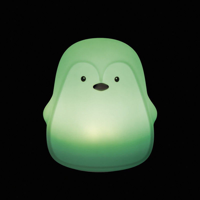 Luz de Presença em Silicone Pinguim Branco da Walking Mum 8