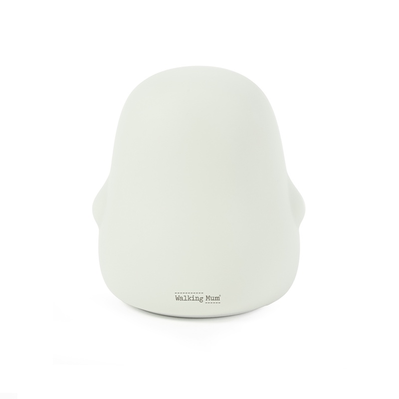 Luz de Presença em Silicone Pinguim Branco da Walking Mum 10