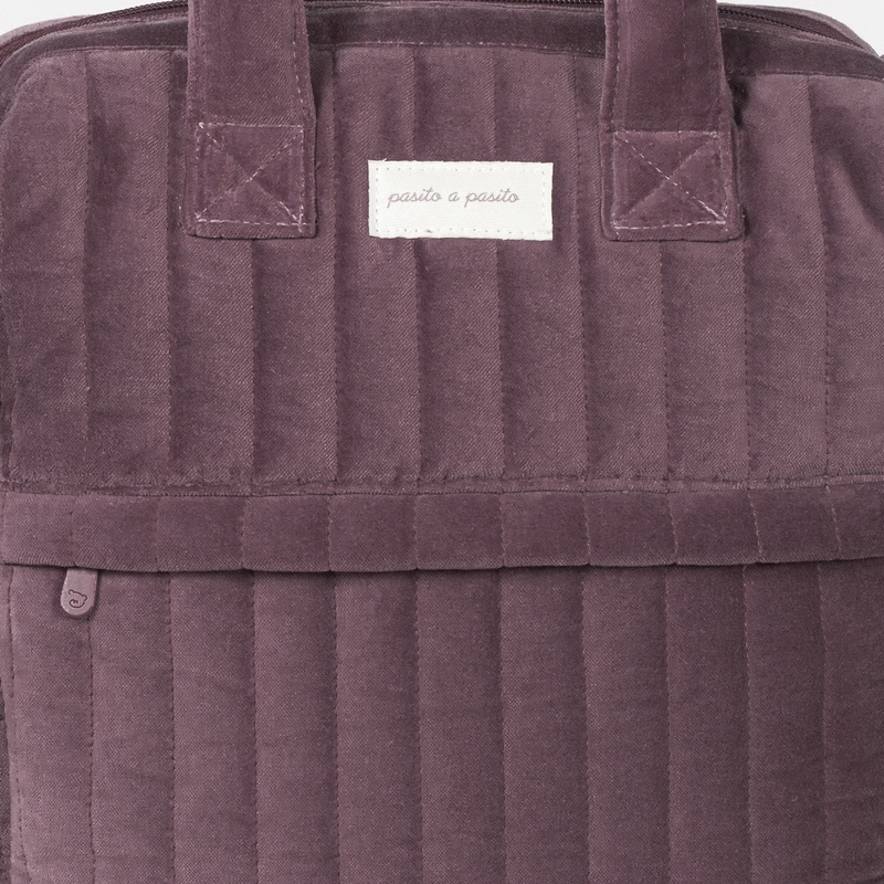 Mochila Cherry Velvet Bordeaux da Pasito a Pasito 9