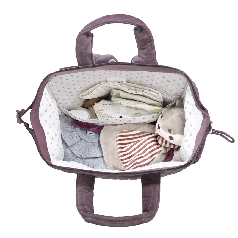 Mochila Cherry Velvet Bordeaux da Pasito a Pasito 11