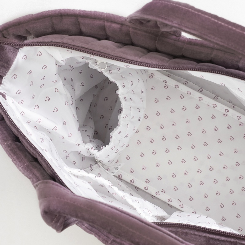 Saco de Rua Cherry Velvet Bordeaux da Pasito a Pasito 6