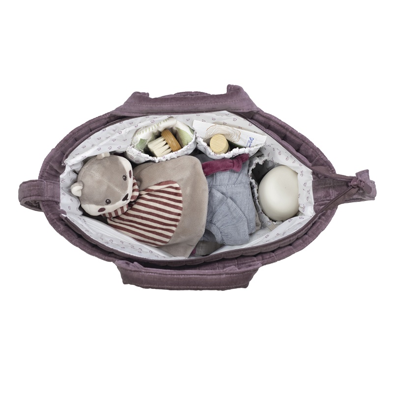 Saco de Rua Cherry Velvet Bordeaux da Pasito a Pasito 8