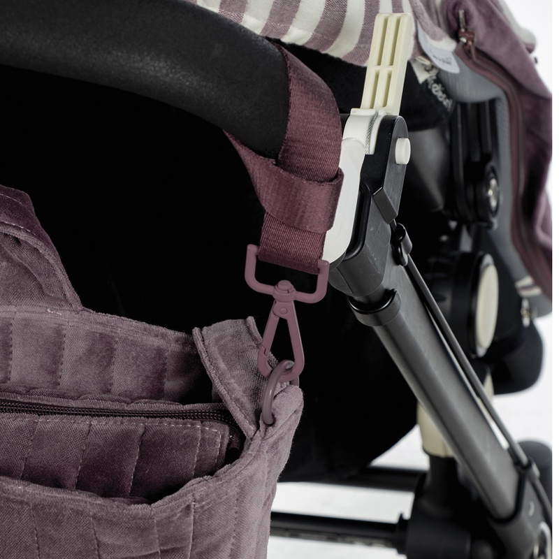 Saco de Rua Cherry Velvet Bordeaux da Pasito a Pasito 10