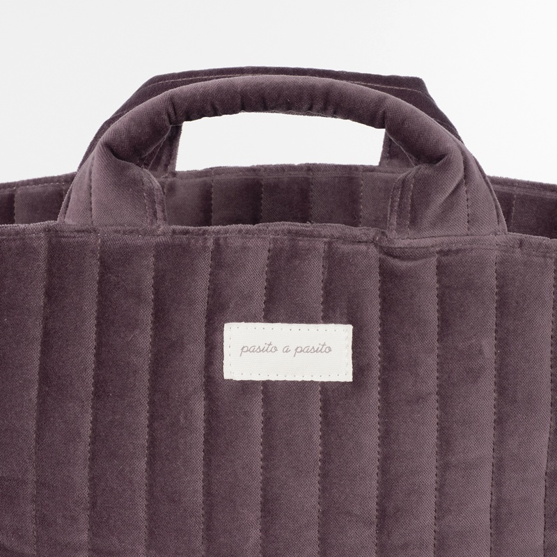 Saco de Rua Cherry Velvet Bordeaux da Pasito a Pasito 12