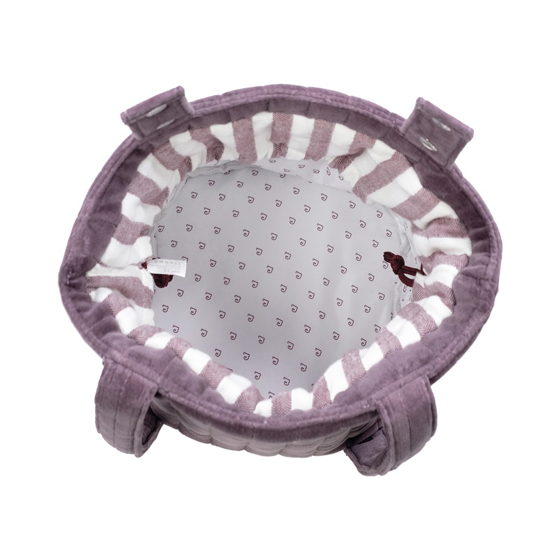 Bolsa Bucket Cherry Velvet Bordeaux da Pasito a Pasito 6 Bolsa Bucket Cherry Velvet Bordeaux da Pasito a Pasito 6