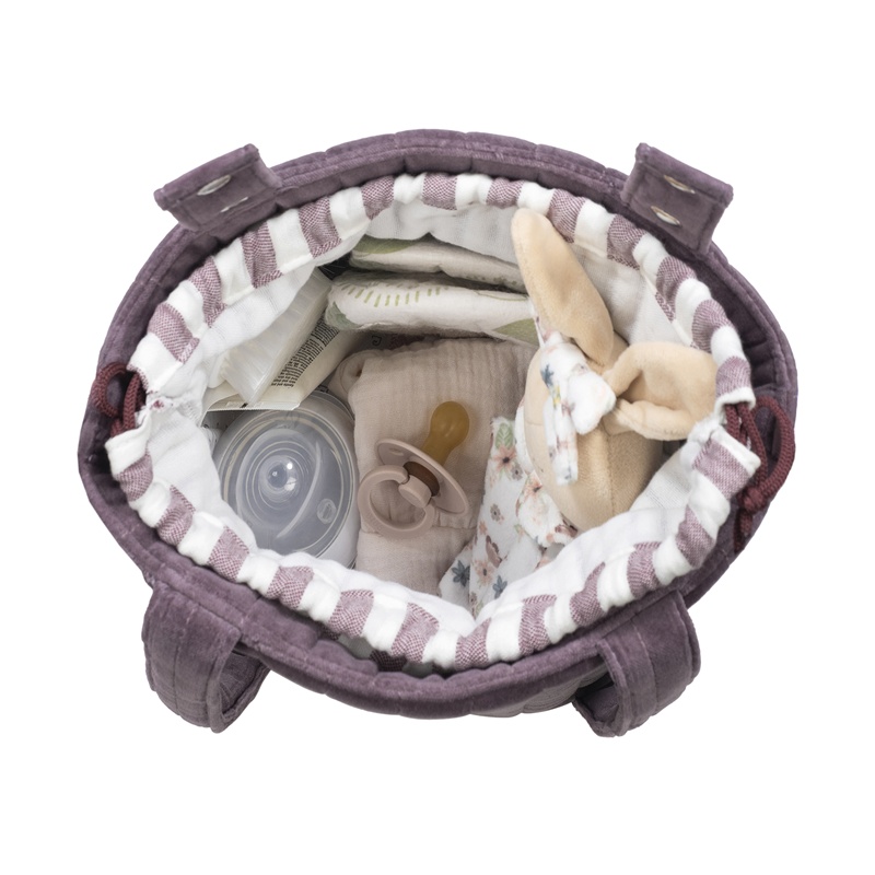 Bolsa Bucket Cherry Velvet Bordeaux da Pasito a Pasito 7 Bolsa Bucket Cherry Velvet Bordeaux da Pasito a Pasito 7