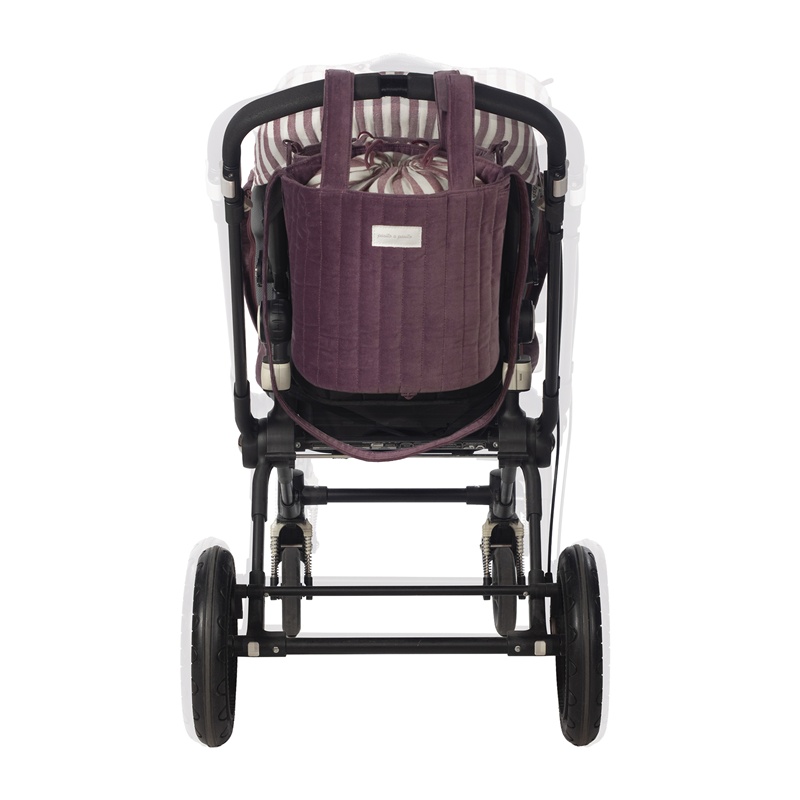 Bolsa Bucket Cherry Velvet Bordeaux da Pasito a Pasito 8 Bolsa Bucket Cherry Velvet Bordeaux da Pasito a Pasito 8