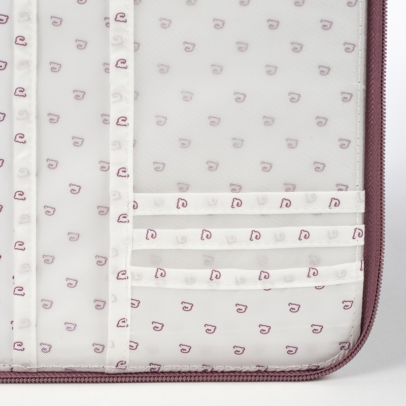 Porta Documentos Cherry Flores Bordeaux da Pasito a Pasito 4