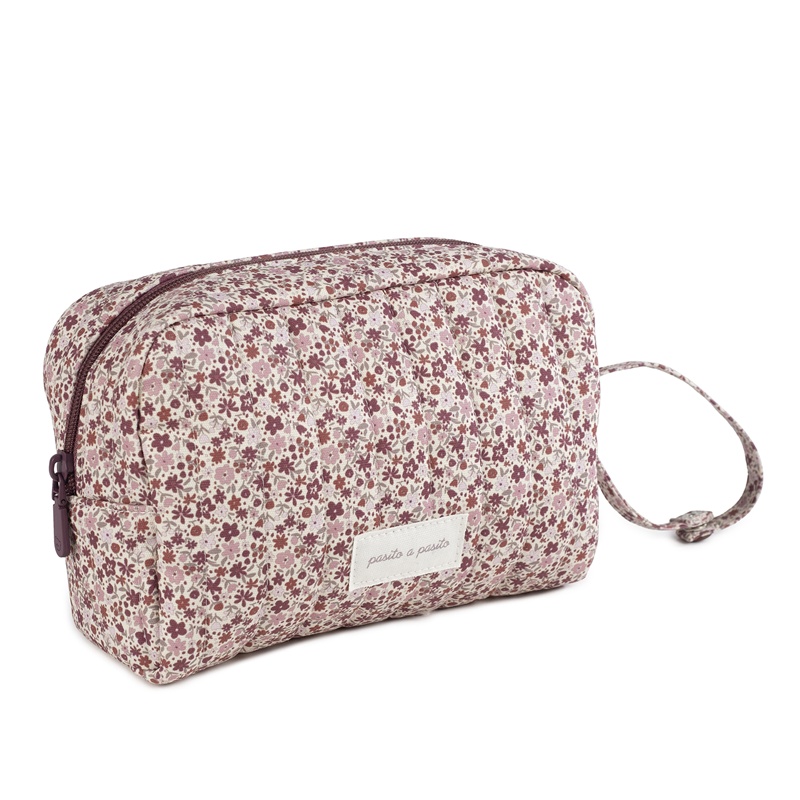 Necessaire Cherry Flores Bordeaux da Pasito a Pasito 2 Necessaire Cherry Flores Bordeaux da Pasito a Pasito 2