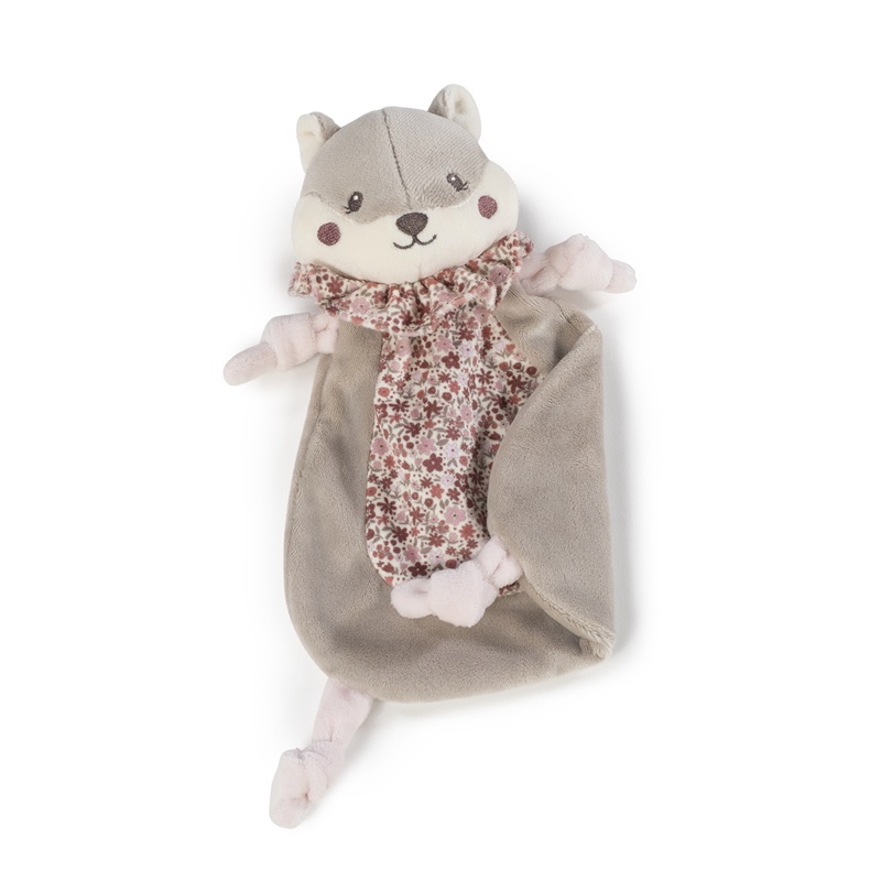 Doudou Esquilo Cherry Flores Bordeaux da Pasito a Pasito 2