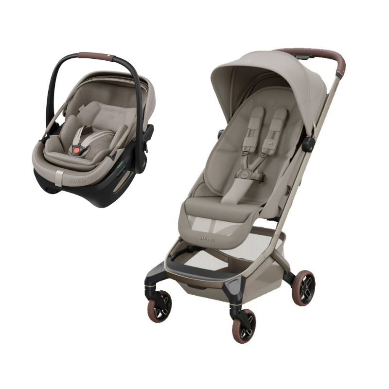 Fame Cabin e Coral Slide Pro Saphire Sand da Maxi Cosi 1