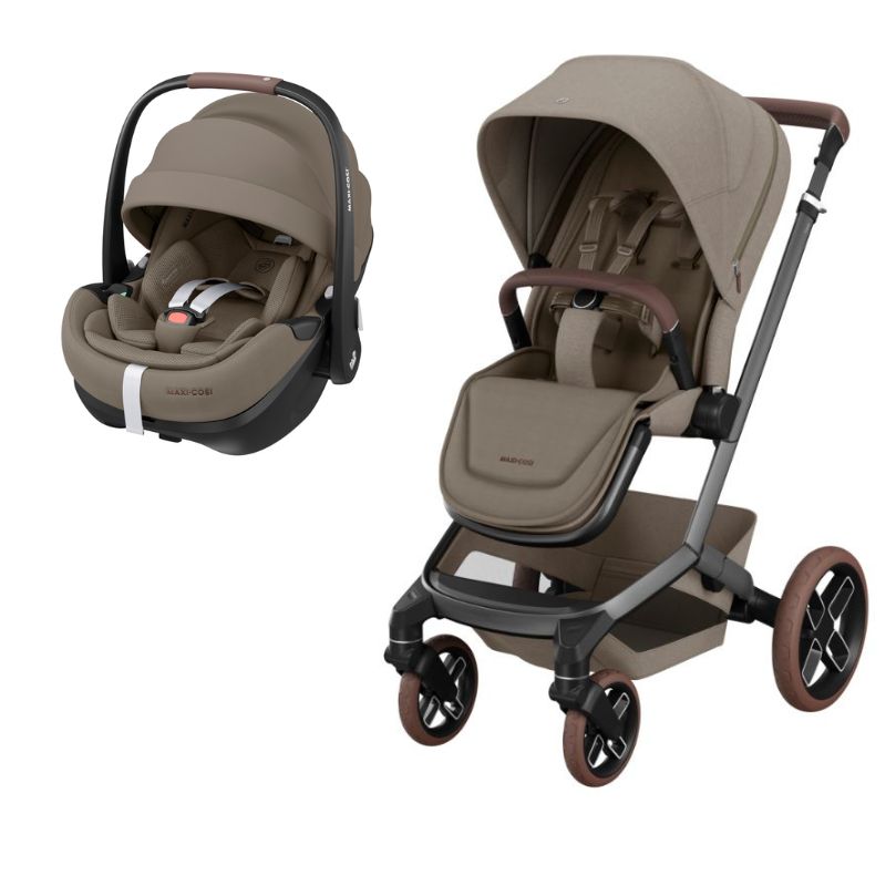Conjunto carrinho Fame e cadeira auto Pebble 360º Pro ² da Maxi Cosi