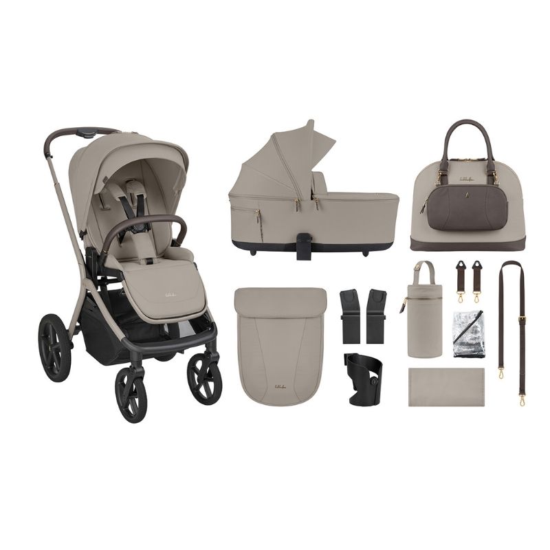 Carrinho Goya Platinum 2 em 1 Champanhe da Kikka Boo