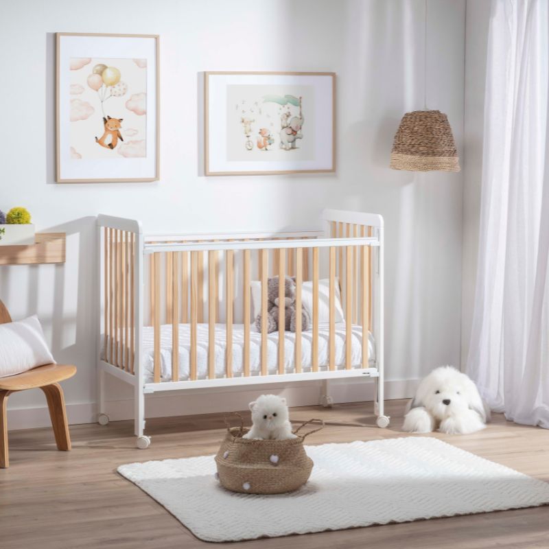 Cama Bari branco/natural da IKid 3 Cama Bari branco/natural da IKid 3