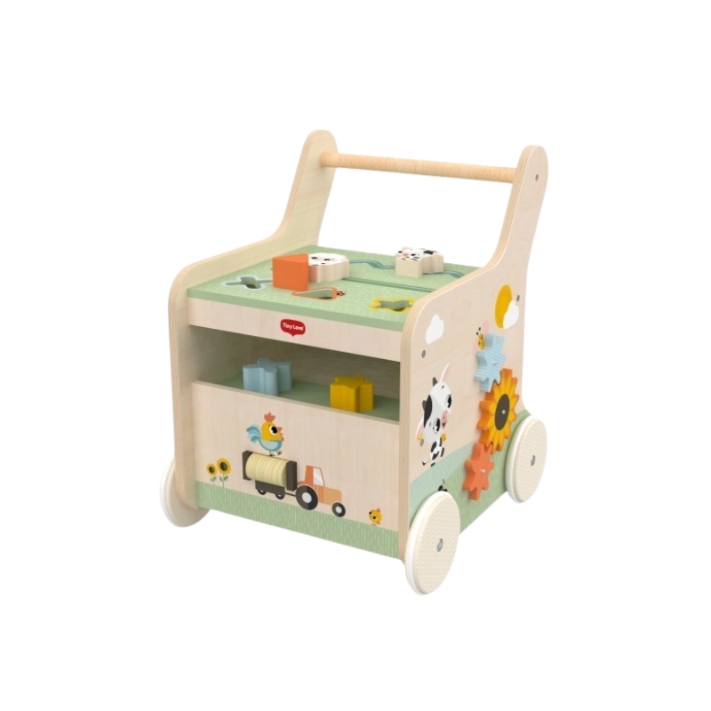 Andador de Madeira com Atividades da Tiny Love 4 Andador de Madeira com Atividades da Tiny Love 4