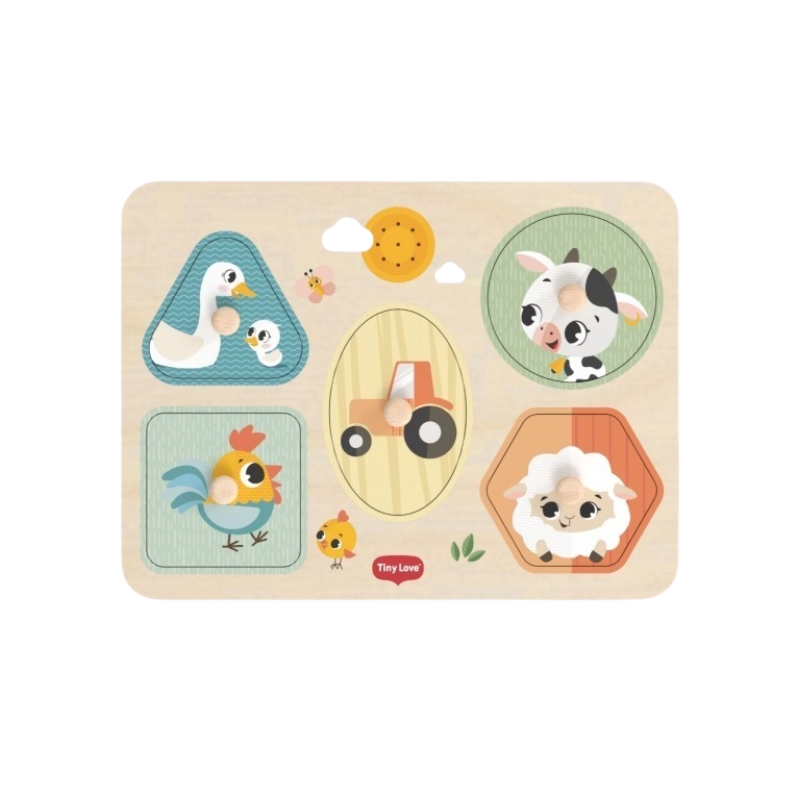 Puzzle Musical de Madeira Farmers da Tiny Love