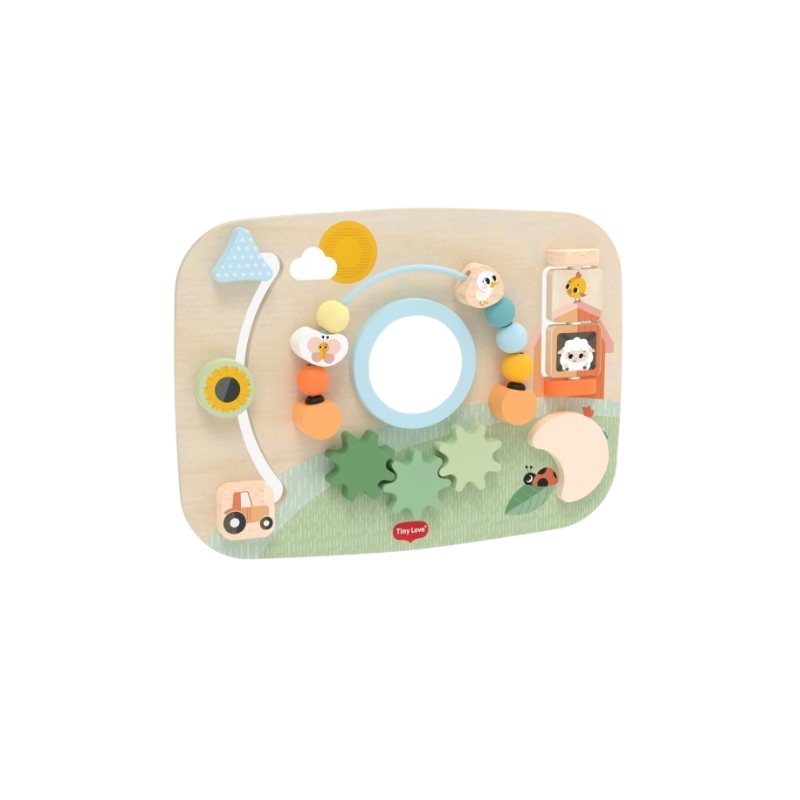 Tabuleiro de Atividades de Madeira Farmers da Tiny Love 2