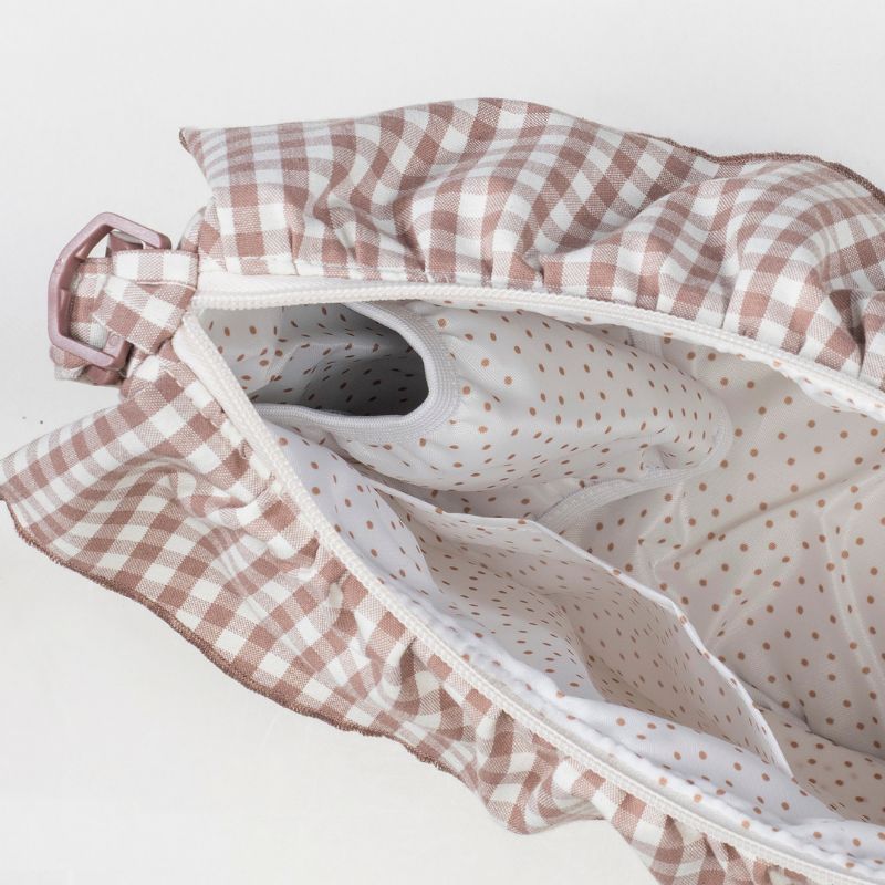 Bolsa Gondola Praline Vichy Moka da Walking Mum 7