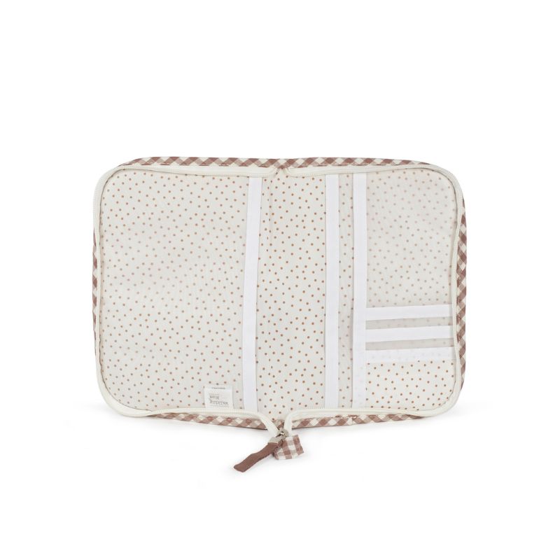 Porta documentos Praliné Vichy Moka da Walking Mum 2