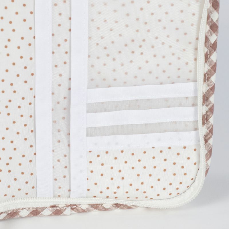 Porta documentos Praliné Vichy Moka da Walking Mum 4