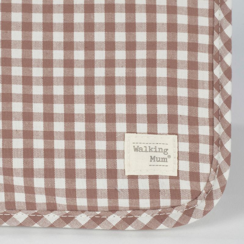 Porta documentos Praliné Vichy Moka da Walking Mum 5