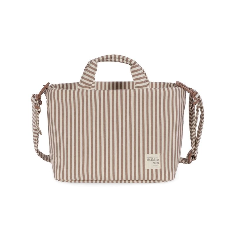 Saco de Passeio Praliné Rayas da Walking Mum