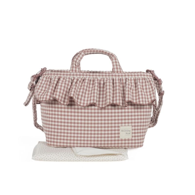 Saco de Passeio Praliné Vichy Moka da Walking Mum 2