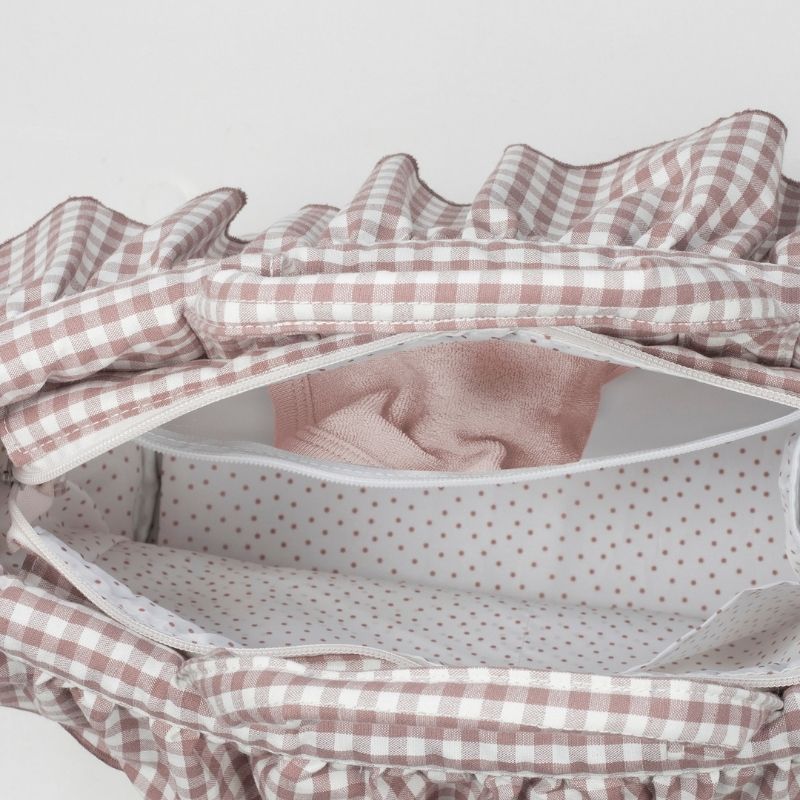 Saco de Passeio Praliné Vichy Moka da Walking Mum 10