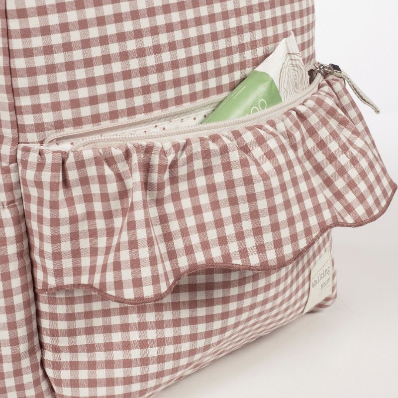 Mochila Praliné vichy Moka Da Walking Mum 7