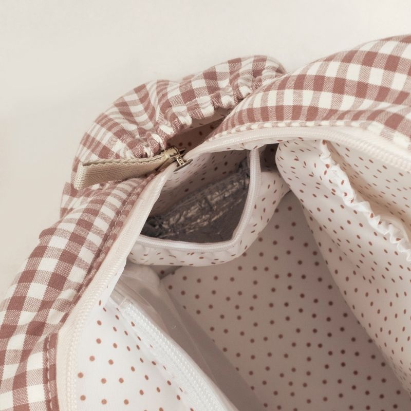 Mochila Praliné vichy Moka Da Walking Mum 10