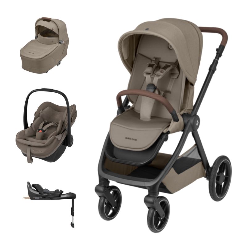 Pack Oxford Plus com Pebble Slide Pro e base FamilyFix Slide Pro da Maxi Cosi