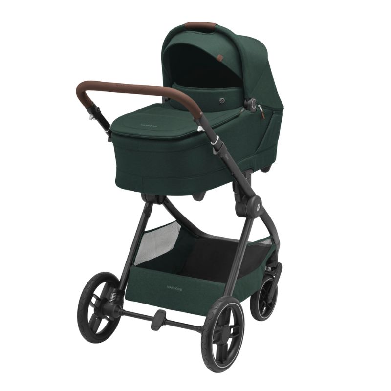 Pack Oxford Plus com Pebble Slide Pro green e base FamilyFix Slide Pro da Maxi Cosi 3